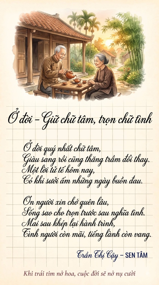 Ở đời giữ chữ tâm